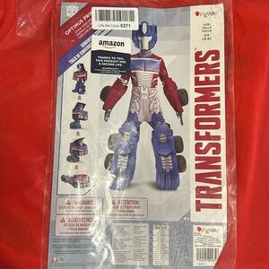 Amazon transformer costume size small(4-6)
